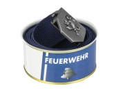 Gürtel Feuerwehr - Farbe Blau - AT/CH + Blechbüchse