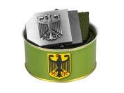 Gürtel Adler - Farbe Khaki - D + Blechbüchse