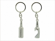 METALLSCHLÜSSELLANHÄNGER Flaschenöffner mit FEUERWEHR