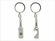 METALLSCHLÜSSELLANHÄNGER Flaschenöffner mit logo LEBENKREUZ