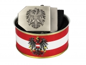 Gürtel Adler - Farbe Black - AT + Blechbüchse